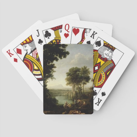 Jeu De Cartes Paysage avec la découverte de Moïse (dos)