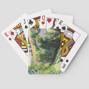 Jeu De Cartes Paysage chez Pontgibaud, c.1895 (huile sur la