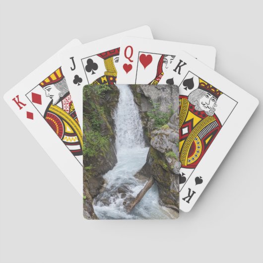 Jeu De Cartes Paysage de cascade intacte (dos)