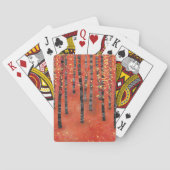 Jeu De Cartes Paysage de la forêt de Birch (dos)