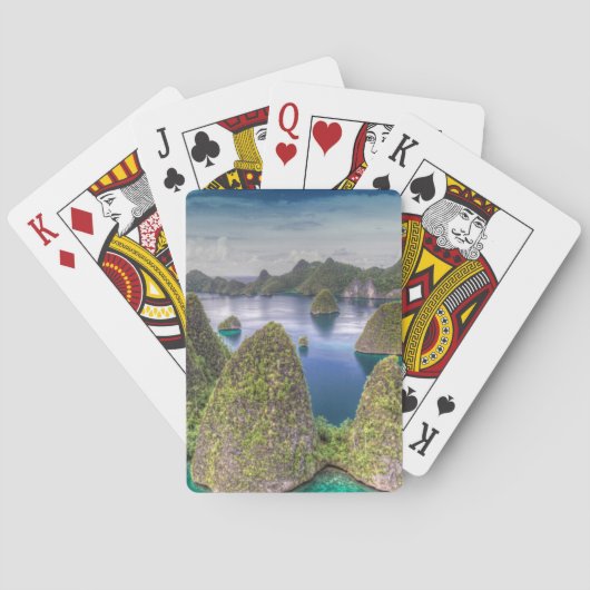 Jeu De Cartes Paysage de l'île de Wayag, Indonésie (dos)