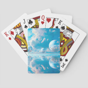 Jeu De Cartes Paysage de nature surréaliste ciel rêveur