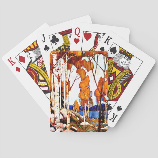 Jeu De Cartes Paysage décoratif par Tom Thomson (dos)