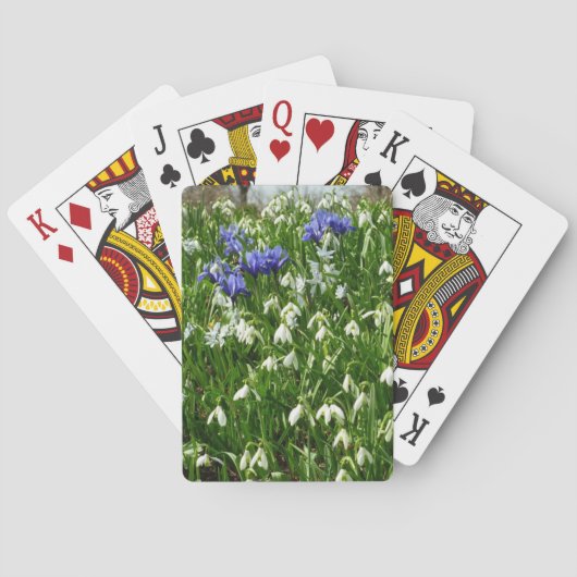 Jeu De Cartes Paysage des fleurs du début du printemps (dos)