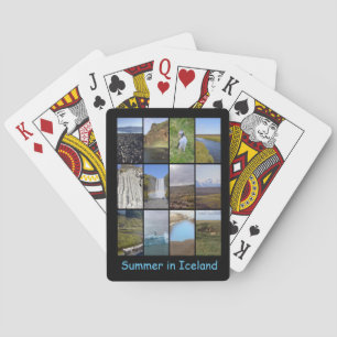 Jeu De Cartes Paysage d'été islandais