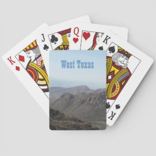 Jeu De Cartes Paysage du Texas occidental