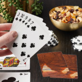 Jeu De Cartes Paysage d'une grotte de grès érodé (In Situ)