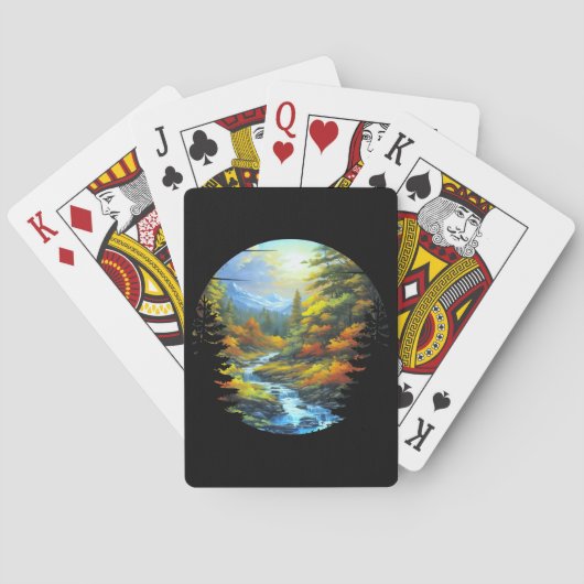 Jeu De Cartes Paysage naturel (dos)