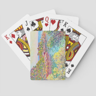 Jeu De Cartes Paysage près de Monte Carlo (par Claude Monet)