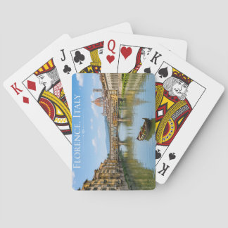 Jeu De Cartes Paysage urbain romantique du Ponte Vecchio