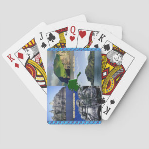 Jeu De Cartes Paysages rocheux du collage de l'Alaska