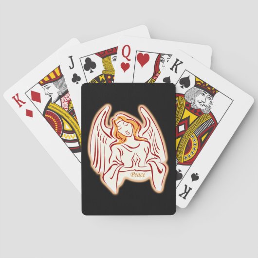 Jeu De Cartes Peace Angel Jouer des cartes (dos)