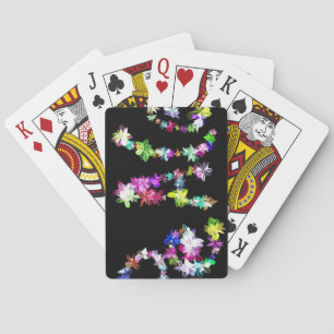Jeu De Cartes "PEACE" en Fleurs Art Imprimer Personnaliser Produ