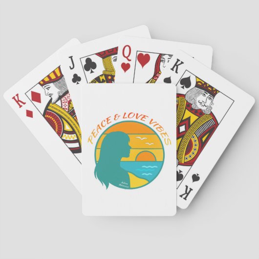 Jeu De Cartes Peace & Love Vibes (dos)