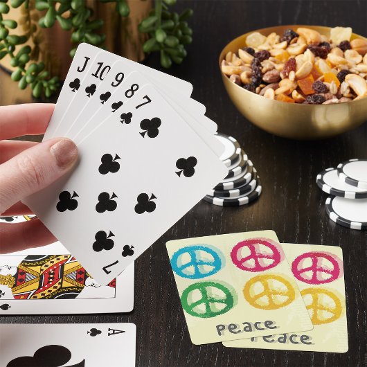 Jeu De Cartes Peace Symbols Playing Cards
