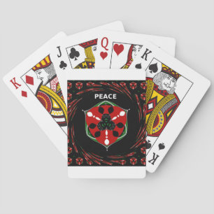 Jeu De Cartes "Peace : with Shield Emblem"