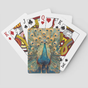 Jeu De Cartes Peacock Art Nouveau