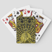 Jeu De Cartes Peacock Gold Art Nouveau (dos)
