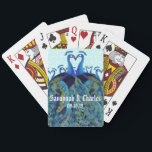 Jeu De Cartes Peacocks vintages Embrasser les cadeaux de mariage<br><div class="desc">Peacocks vintages Embrasser les cadeaux de mariage</div>