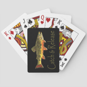 Jeu De Cartes Pêche à la truite de capture et de rejet