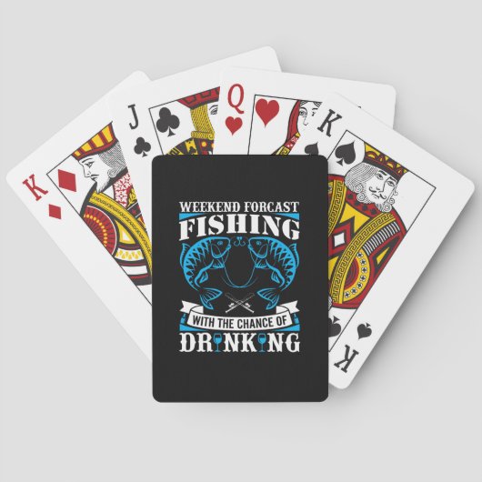 Jeu De Cartes Pêche Art Week-End Pêche Et Boisson (dos)