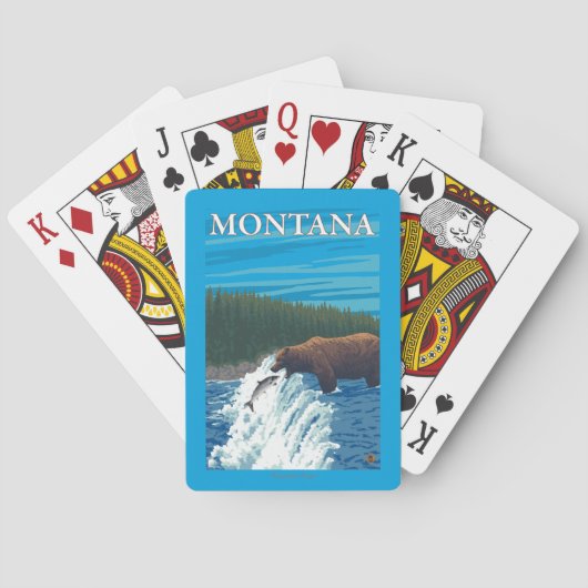 Jeu De Cartes Pêche d'ours en rivière - Montana (dos)