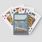 Jeu De Cartes Pêcheur de mouche - Latouche, Alaska (dos)