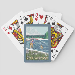 Jeu De Cartes Pêcheur de mouche - Yellowstone occidental,