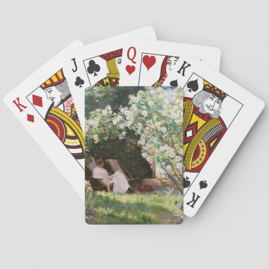 Jeu De Cartes Peder Severin Kroyer - Roses (dos)