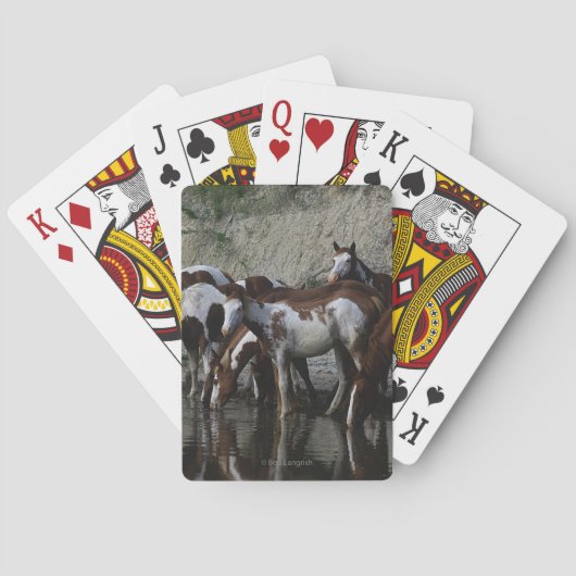 Jeu De Cartes Peignez le boire de chevaux (dos)