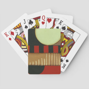 Jeu De Cartes Peinture à panneaux de style loft contemporain
