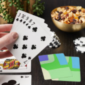 Jeu De Cartes peinture abstraite (In Situ)
