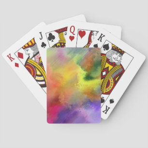 Jeu De Cartes Peinture Abstraite