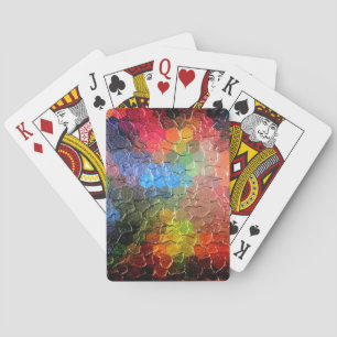Jeu De Cartes Peinture Abstraite Couleurs dynamiques 2