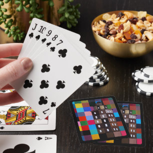 Jeu De Cartes Peinture abstraite de la tour d'Hercule par Alfred