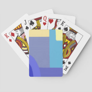 Jeu De Cartes peinture abstraite moderne