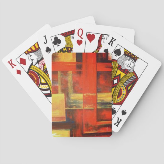 Jeu De Cartes Peinture Abstraite moderne (dos)
