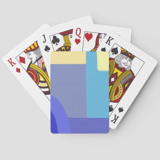 Jeu De Cartes peinture abstraite moderne (dos)