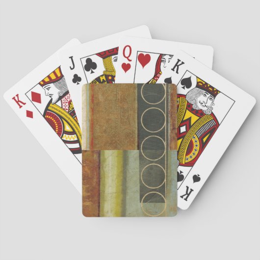Jeu De Cartes Peinture Abstraite multitexturée par Vision Studio (dos)