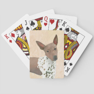 Jeu De Cartes Peinture américaine sans poil Terrier - Chien Art