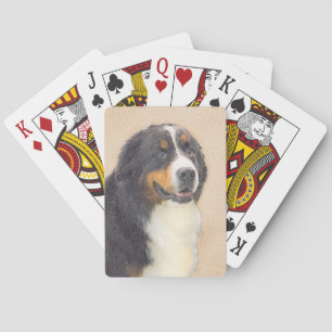 Jeu De Cartes Peinture bernoise de chien de montagne - Art origi