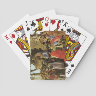 Jeu De Cartes Peinture Botticelli Renaissance