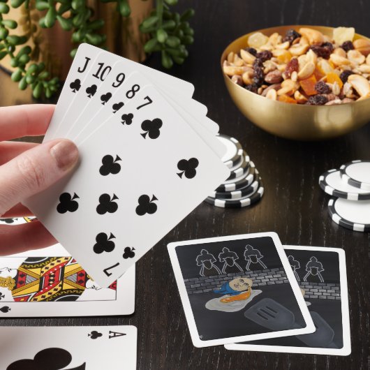 Jeu De Cartes Peinture Broken Then Fried d'Alfred Fox (In Situ)