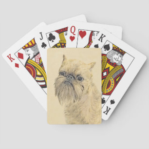Jeu De Cartes Peinture bruxelloise sur le Griffon - Cute Origina
