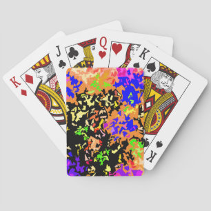 Jeu De Cartes Peinture cristallisée - Couleurs chaudes