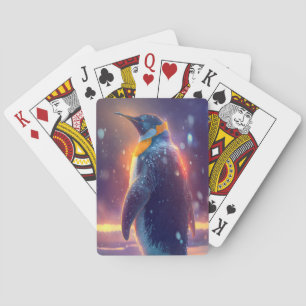 Jeu De Cartes Peinture d'animaux de pingouins Faune en plein air