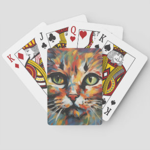 Jeu De Cartes Peinture de chats