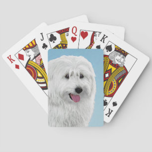 Jeu De Cartes Peinture de chien de berger polonais - Chien d'ori