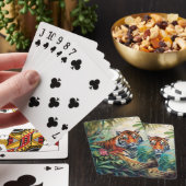 Jeu De Cartes Peinture de la jungle tigre (In Situ)