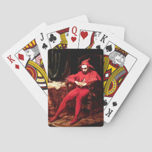 Jeu De Cartes Peinture de Stanczyk par l'artiste polonais Jan Ma